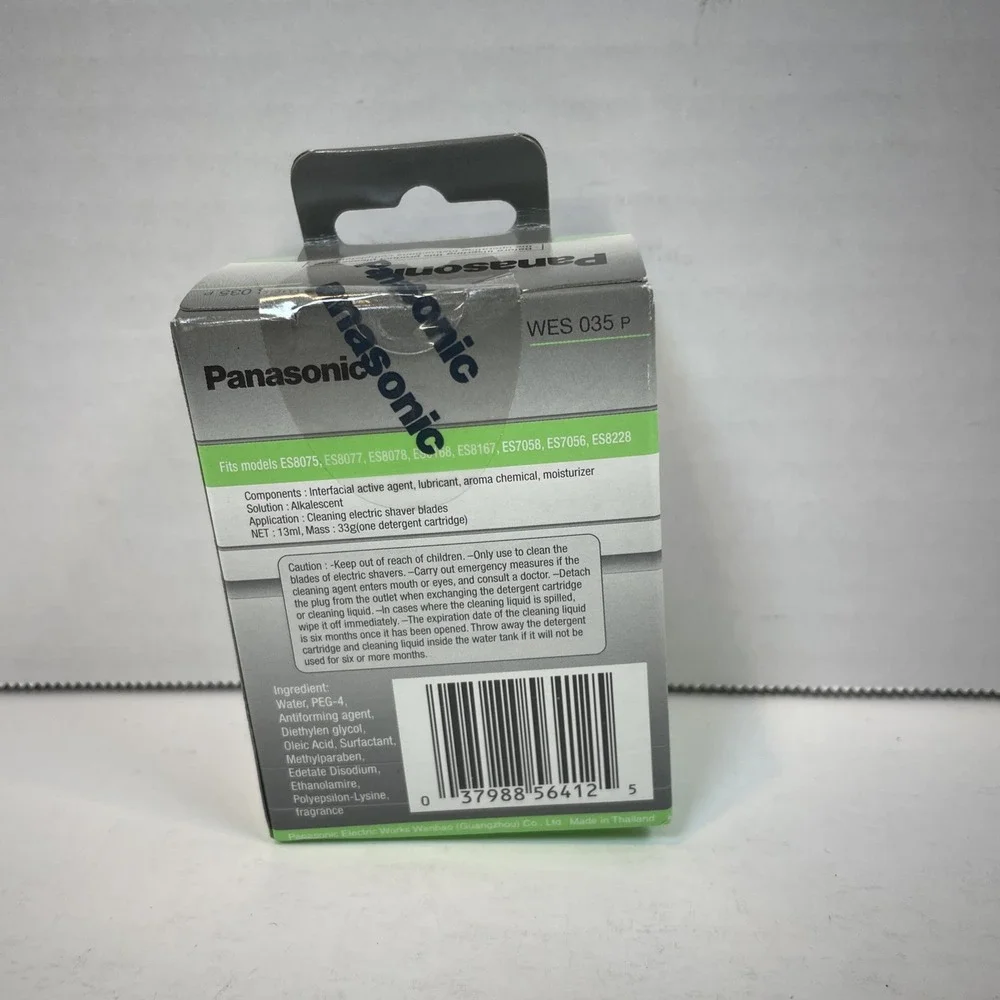 Panasonic Shaving Solution Cartridges Men 3ct Blue Vortex HydraClean WES 035 P
